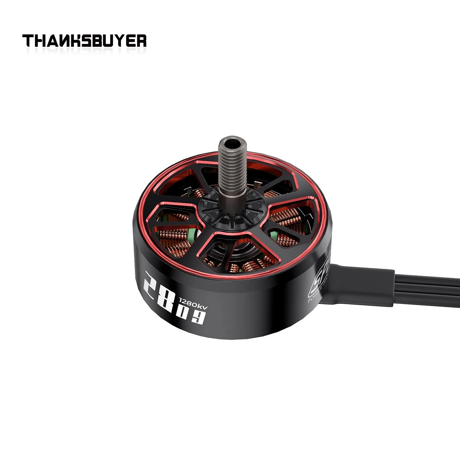 

Высокоэффективный двигатель GEPRC SPEEDX2 2809 1280KV из авиационного алюминиевого сплава для гоночного дрона 7-8 дюймов FPV