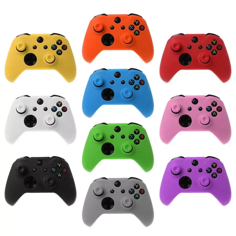 

Protective Cover Cap Analog Thumb Sticks Grip Soft Silicone Case Anti-Slip Waterproof for XBOX Ones Gamepad Controller
