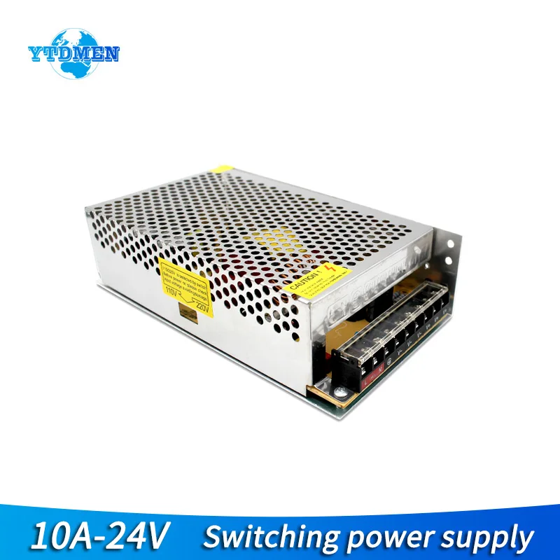 240 Вт источник питания трансформатор освещения 220 В в 24 импульсный 10 А Драйвер