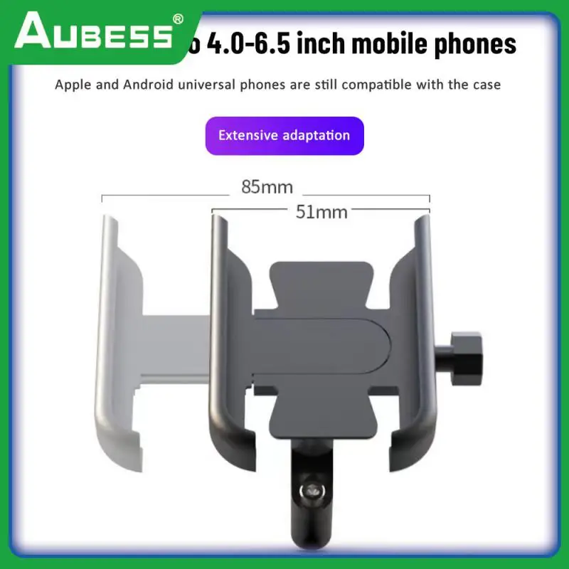 

Metal Navigation Fixed Bicycle Rack Bicycle Phone Bracket Shake-proof Aluminum Alloy Bicycle Phone Holder Bicycle Accessories