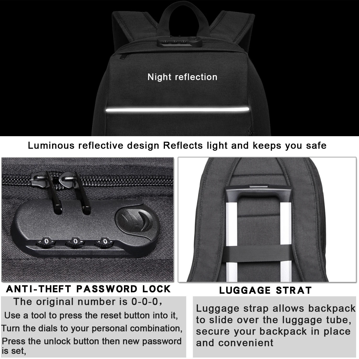 Рюкзак с защитой от кражи для мужчин водонепроницаемый рюкзак ноутбука 15 6 дюйма