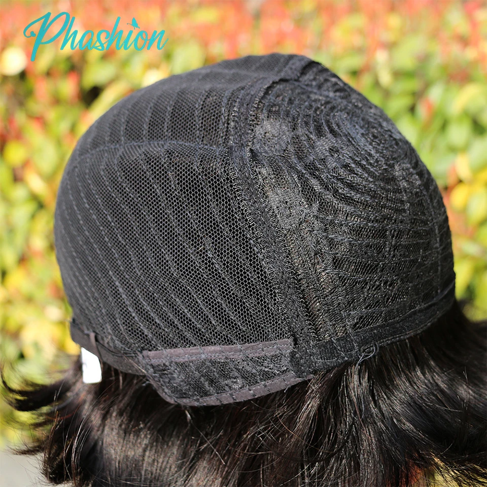 Phashion цветной T1B/27/30/99J парик из человеческих волос с челкой Короткий прямой