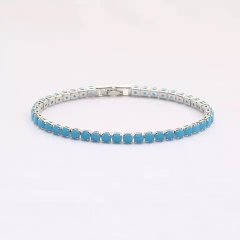 MxGxFam золотистый браслет с порошком и цирконием для женщин