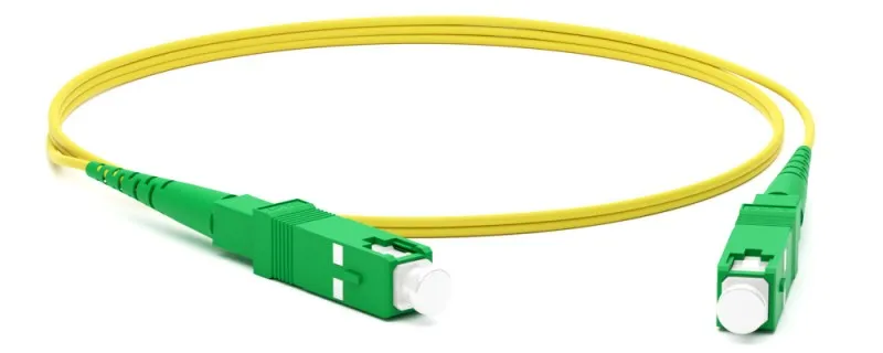 FC-S2-9-SC/AR-SC/AR-H-1M-LSZH-YL Патч-корд волоконно-оптический (шнур) SM 9/125 (OS2) SC/APC-SC/APC 2.0 мм simplex