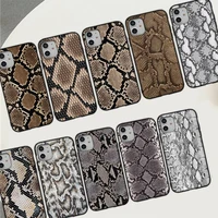 fhnblj snake skin phone case for iphone 11 12 13 mini pro max 8 7 6 6s plus x 5 se 2020 xr xs funda case