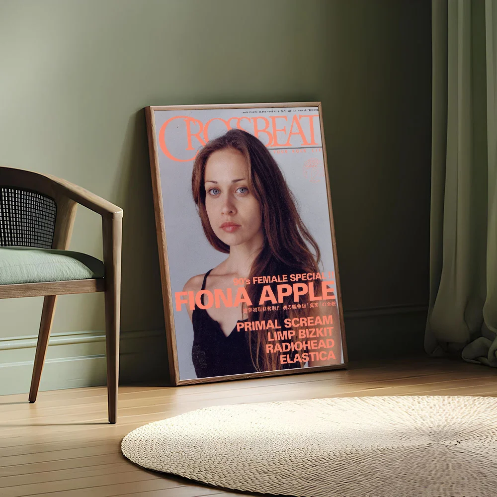 Fiona Apple Self-adhesive Art Poster Retro Kraft Paper Sticker DIY Room Bar Cafe Stickers Wall Painting