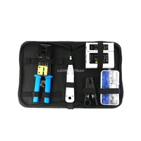 portable maintenance tool set bag computer network repair tool kit lan cable tester wire cutter screwdriver pliers crimping