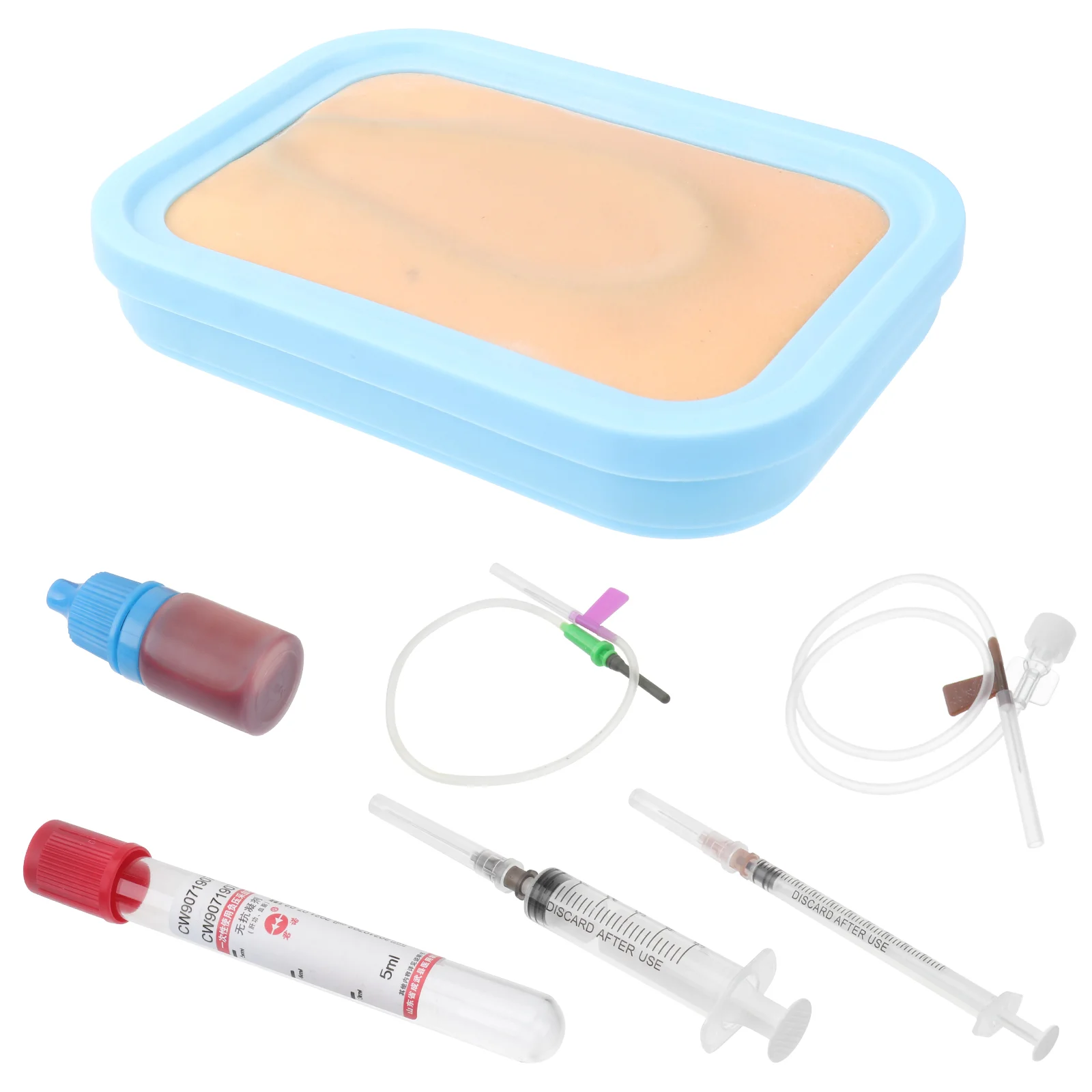 

Blood Training Silicone Mold Intramuscular Injection Model Practice Pad Human Body Artificial Skin Silica Gel Nurse Simulator