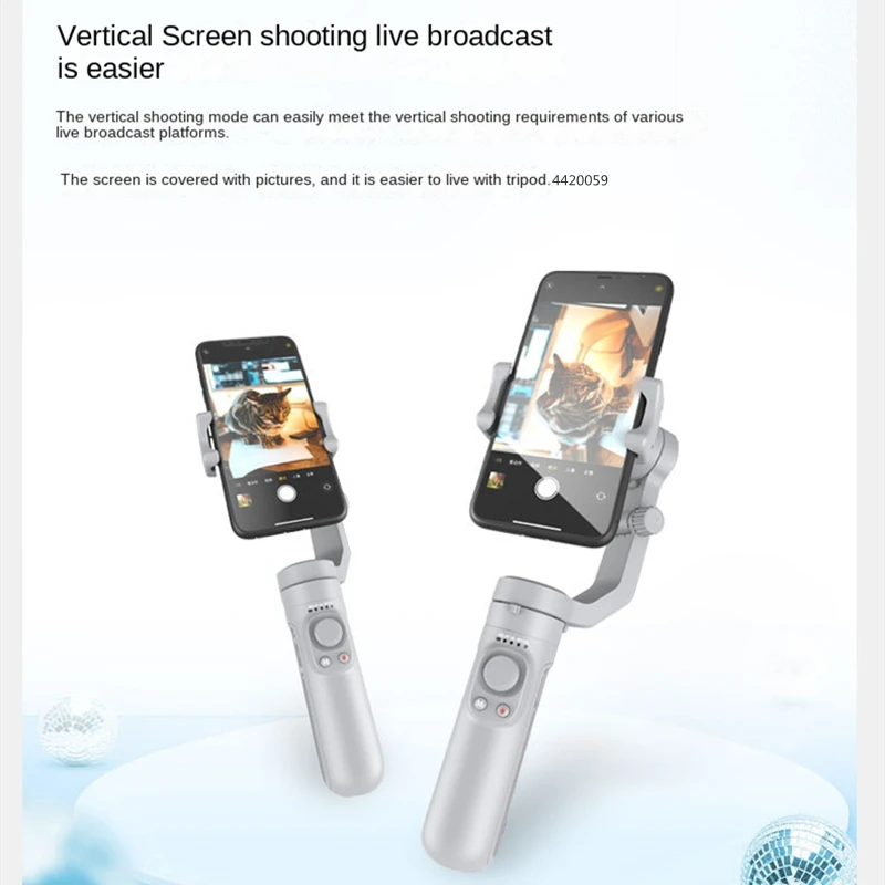 Roreta 2023 New 360 Rotation Stabilizer Handheld Gimbal Foldable Wireless Selfie Stick Tripod With Bluetooth Shutter Monopod