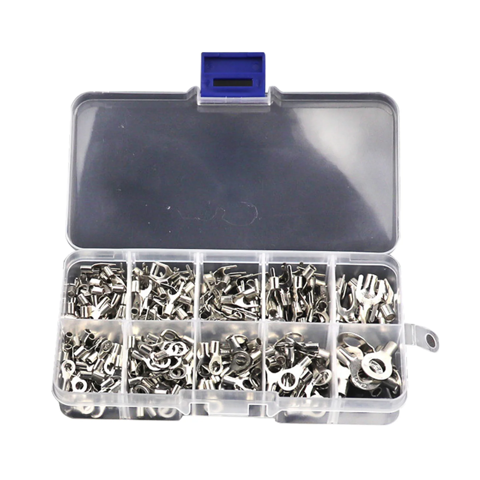 

320Pcs Boxed Terminal Connector Cold Pressed OT/UT Crimp Terminals Copper Nose Wiring Fork Set