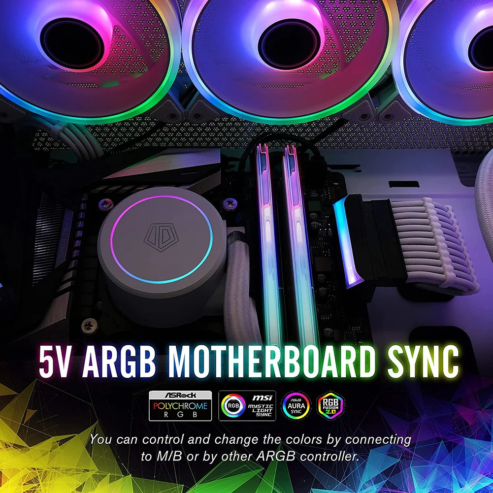 

Адаптер питания ATX с 24 контактами на 90 градусов, 5 В, ARGB, материнская плата, кабель питания, соединитель «сделай сам», модульный монтаж