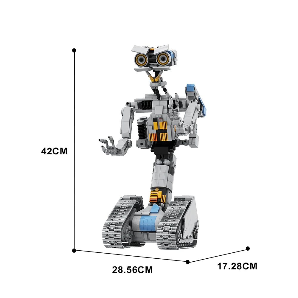 Конструктор gobrick MOC johnnеды 5 строительных блоков военный эмоциональный робот с