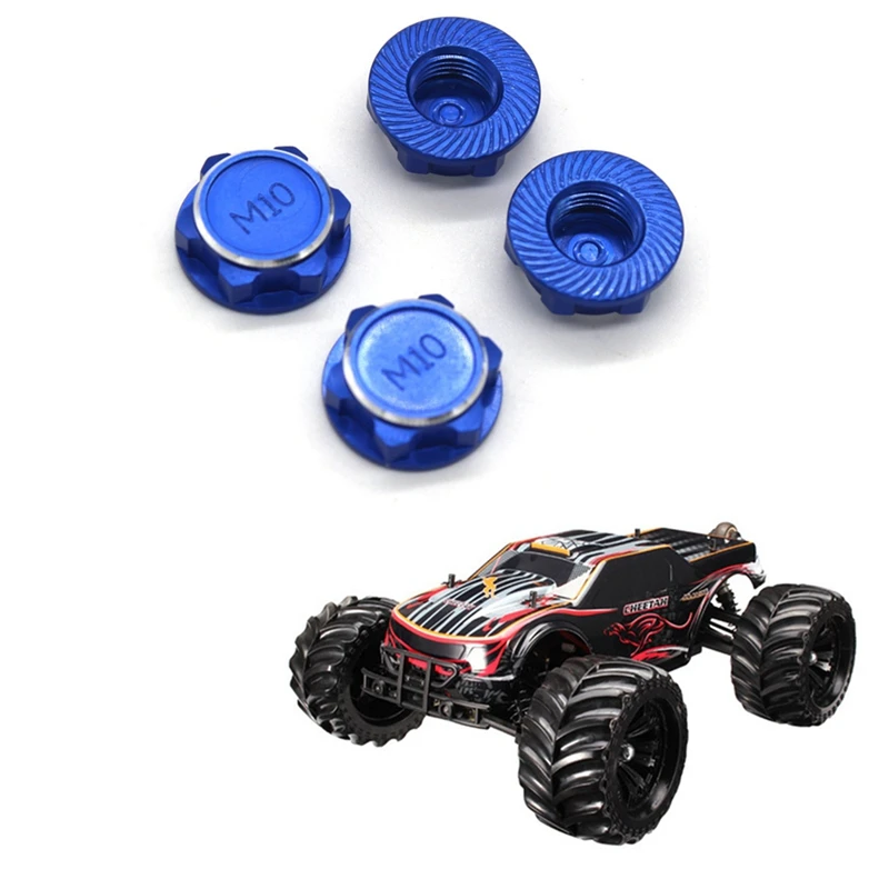 4 шт. 17 мм M10 металлическая крышка шестигранной гайки колеса NT002 для JLB Racing CHEETAH 11101