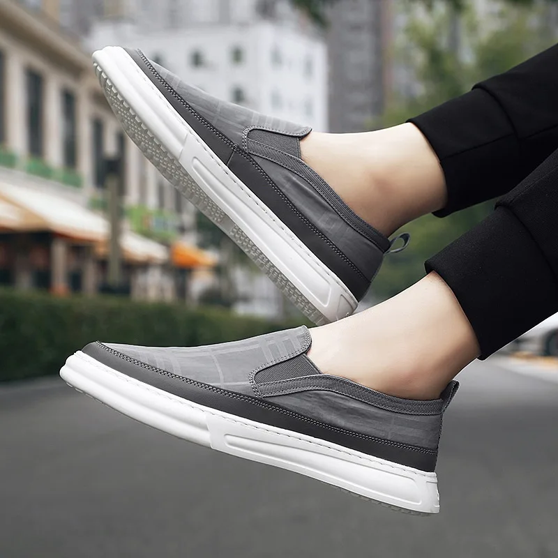 Мужская обувь Новинка Лето 2023 мужские модные туфли для ленивых повседневные