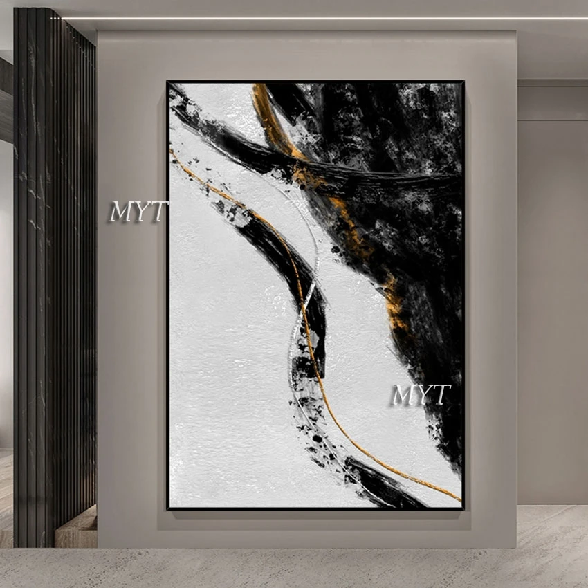 

Canvas Abstract Simple Style Oil Painting New Arrival Picture Unframed Wall Decoration Knife Art Bedroom Dining Hotel Artwork