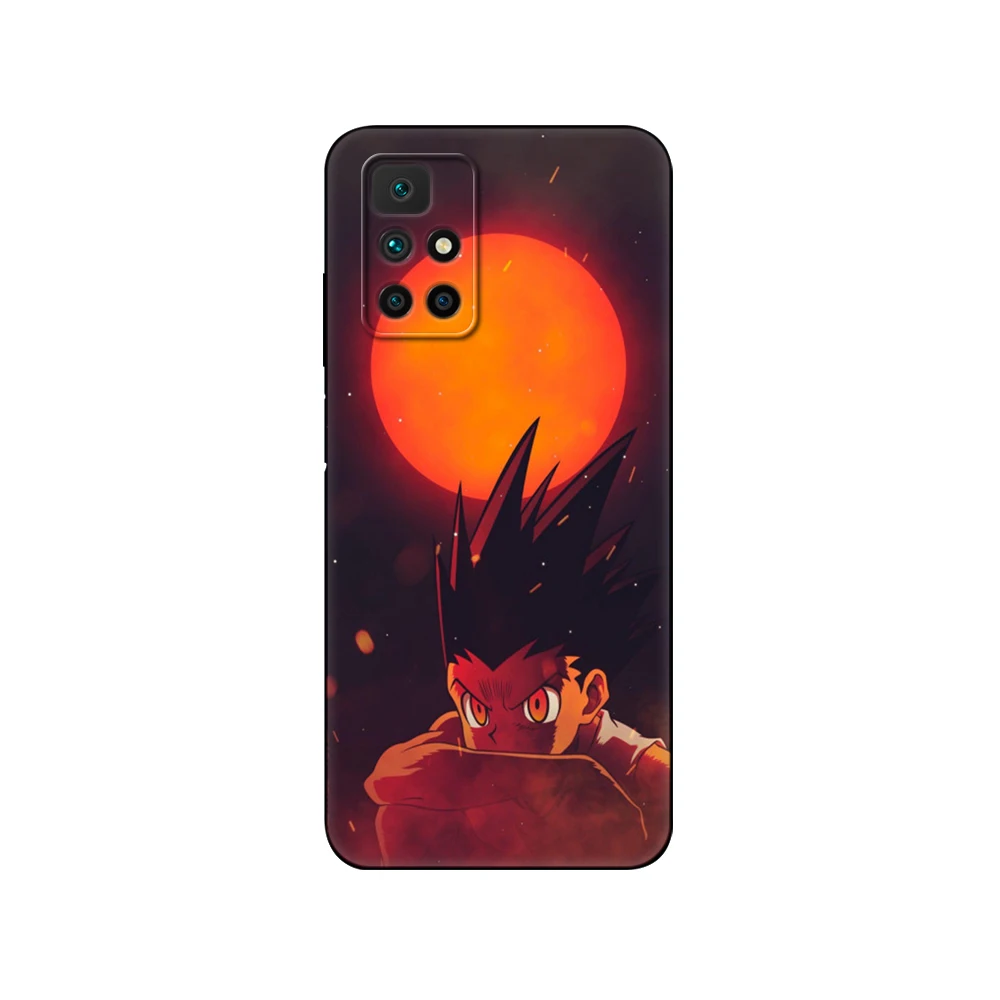 Черный чехол из ТПУ для Xiaomi Redmi 9T Note 10 5G 4G Pro 10S HUNTER x HxH Gon Killua anime(1) - купить по