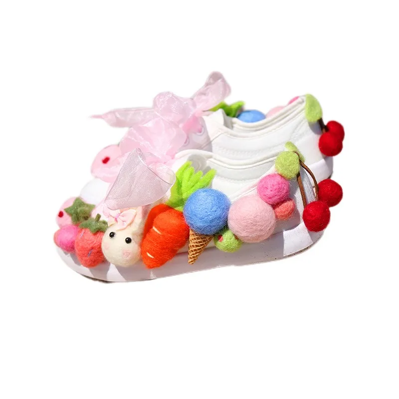 

Женские холщовые кроссовки Kawaii Riband на шнуровке, белые, милые повседневные удобные спортивные кроссовки для девочек на плоской подошве, Вулк...