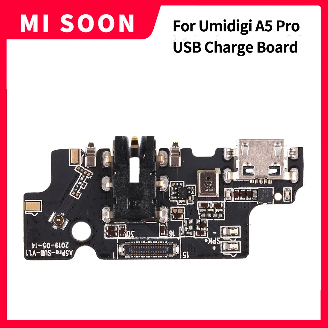 Original For Umidigi A5 Pro USB Charge Board Tail Plug Back Rear Flex Cable Charger Connector