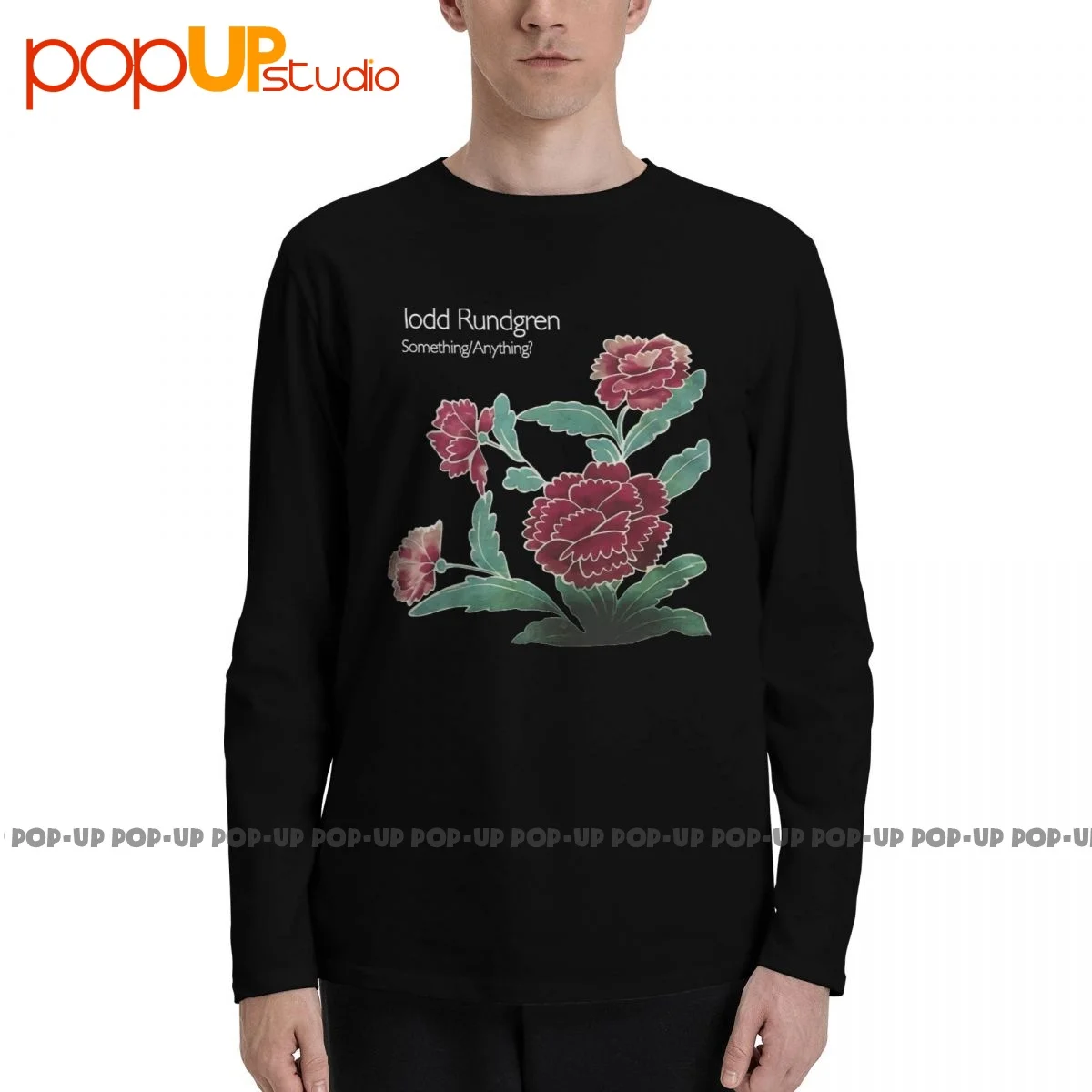 Футболка Тодд Rundgren с длинным рукавом в стиле рок-н-ролл