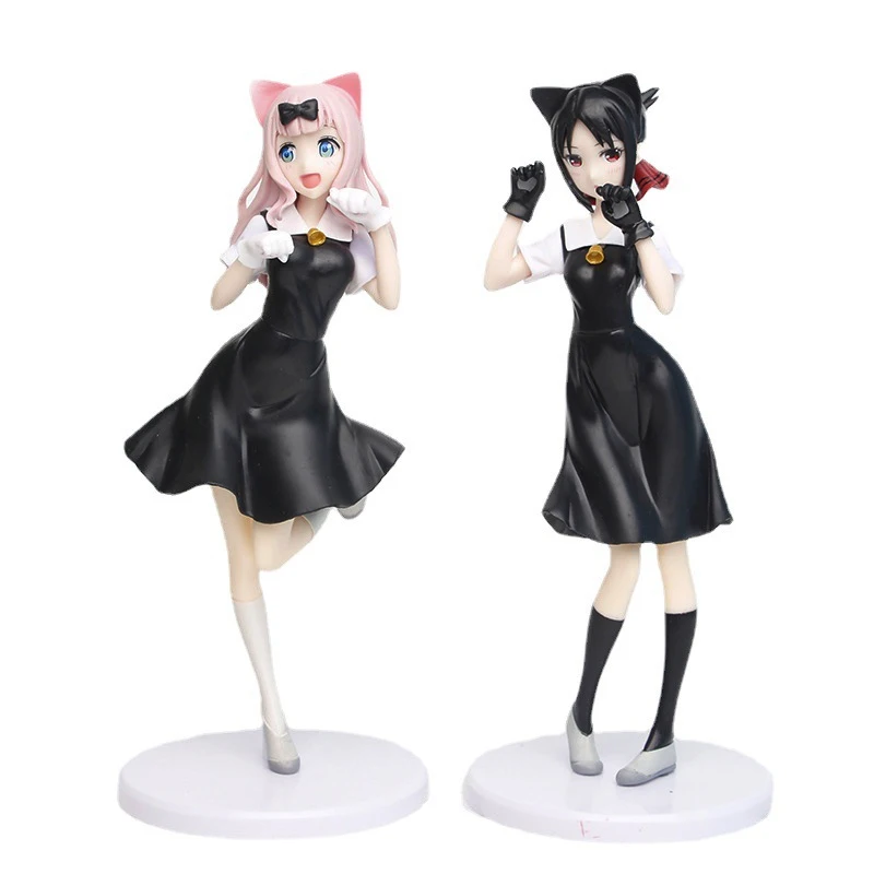 

Cute Girl Figure Anime Kaguya-sama Love is War Fujiwara Chika Rabbit Dress Up Doll Model PVC Action Figures Kawaii Toys For Gift