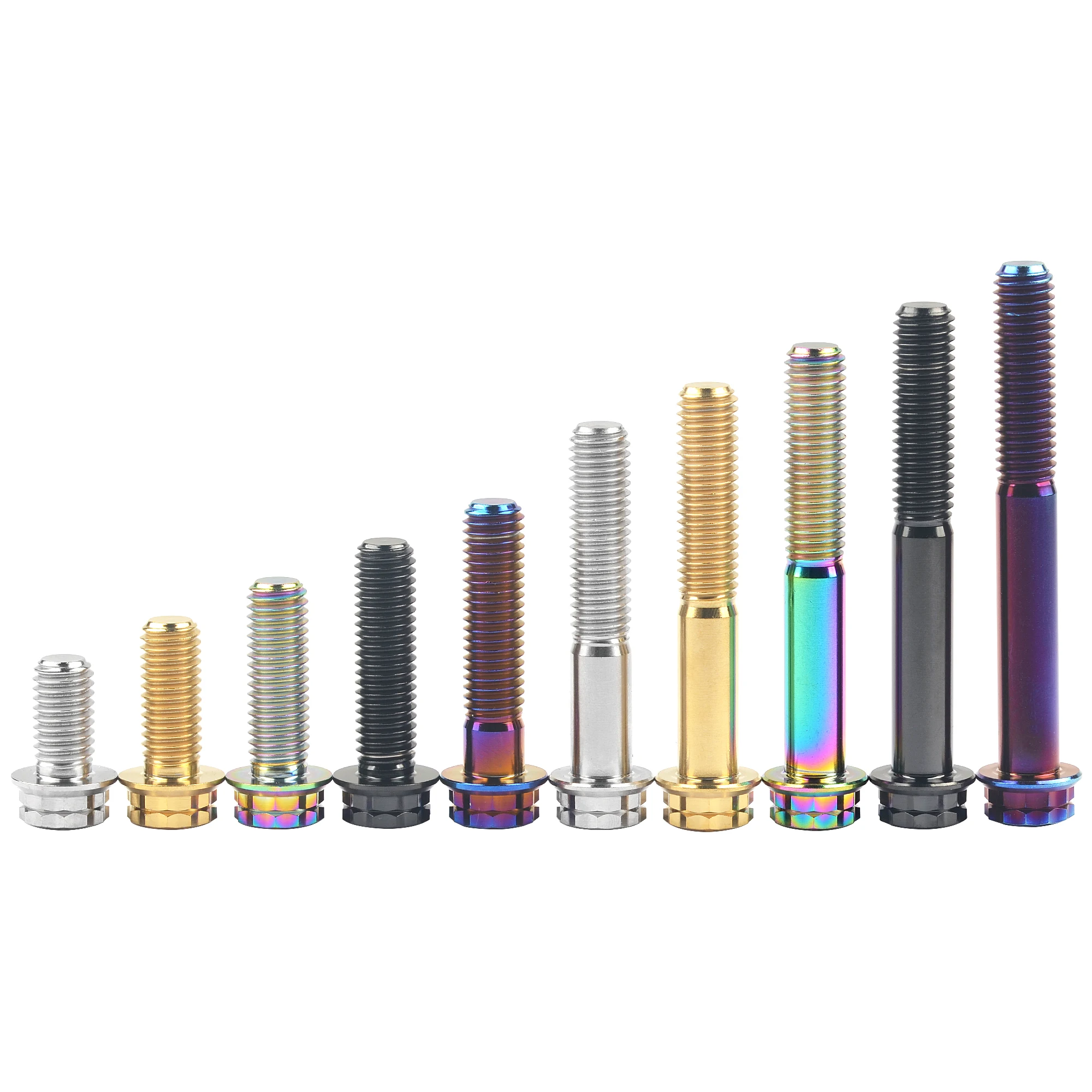 Титановый болт Xingxi M8/M10x15 20 25 30 35 40 45 50 55 60 65 80 мм Torx фланец 12-точечный винт для