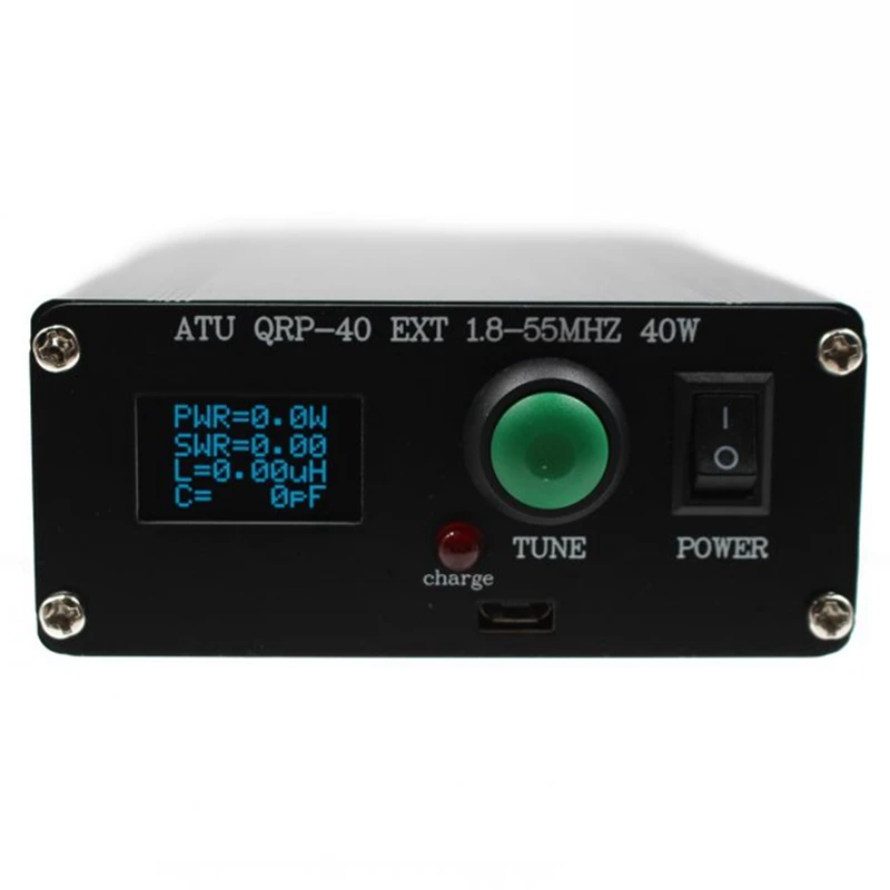 

Assembed ATU QRP-40 Antenna Automatic 2.5W Minimum Tuning Power + 0.96 Inch OLED Display Screen 1.8-55Mhz+ Cover