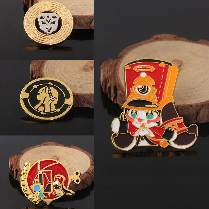 

Honkai Star Rail Game Brooch Collect Anime Character Pins Clothes Backpack Lapel Badges Fashion Accessories Gifts