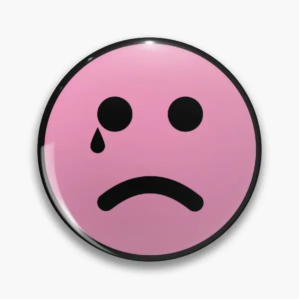 Грустная летняя Матовая Мягкая металлическая брошь на булавке модное ювелирное