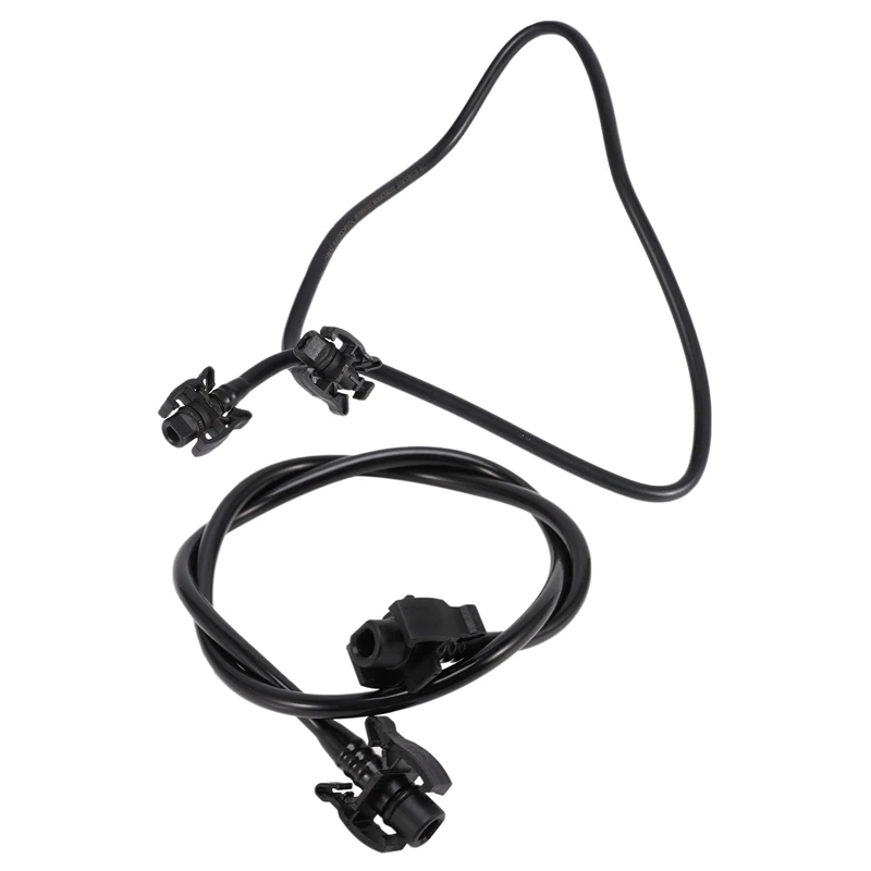 

2 Pcs Car Rubber Hose Water Return Radiator Scavenging Pipe