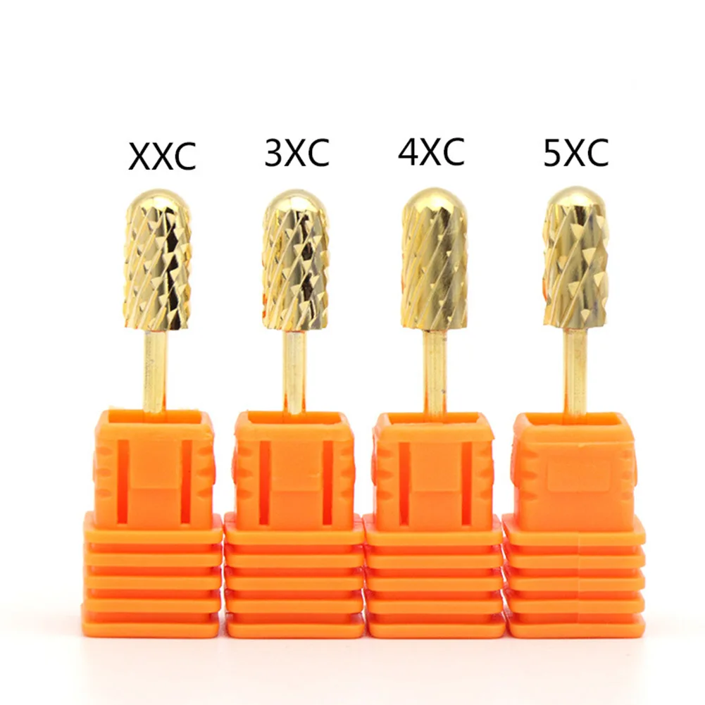 

Gold Color Tungsten Steel Bits Grinding Head For Electric Drill Nail Mill Cutter Power Tool High Hardness Carving Grinding Bit