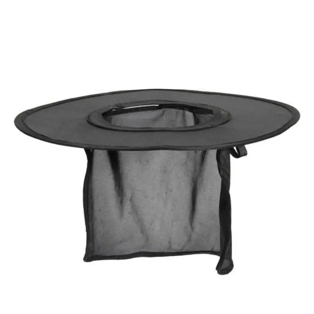 

Anti-UV Hard Hats Sunshade with Ventilation Holes Full Brim Neck Polyester High Visibility Washable Sun Visor Workplace
