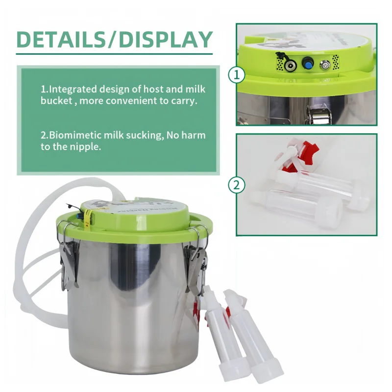 Электрический интегрированный доильный аппарат для коров овец импульсный