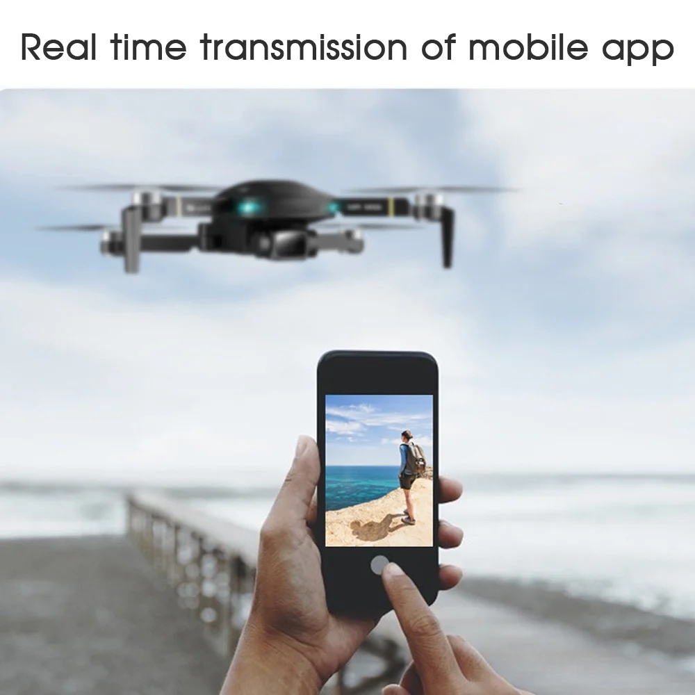 Профессиональный GPS-Дрон 6K Ultra HD плоский угол + оптический поток складной рычаг