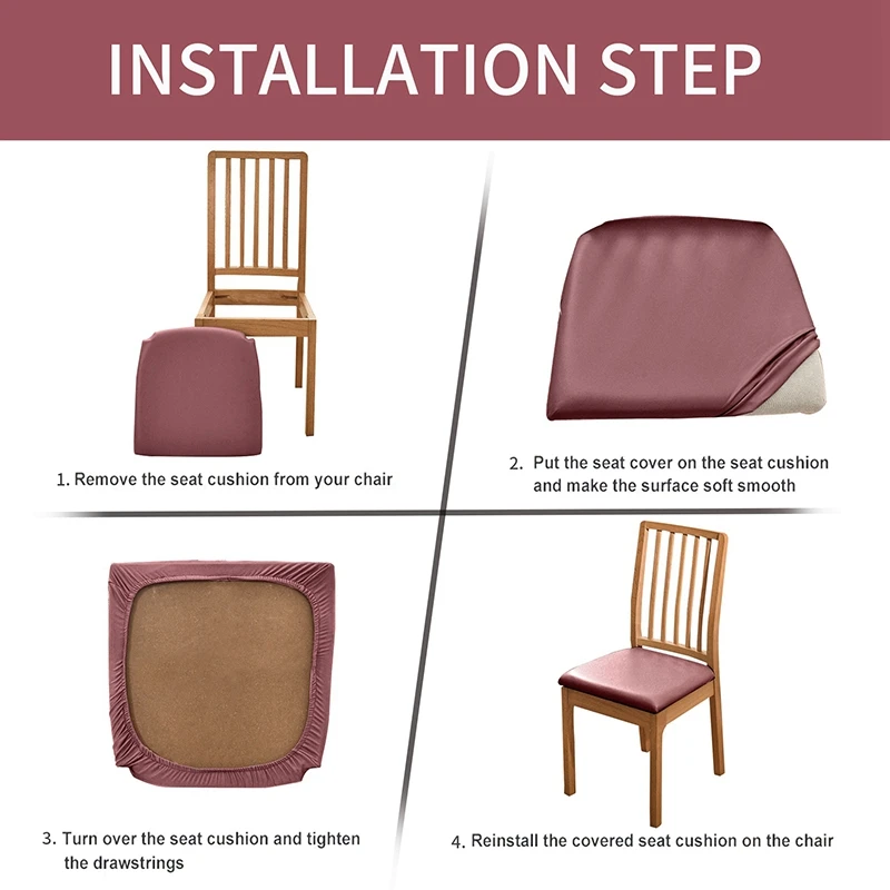 Полиуретановые Чехлы для подушек водонепроницаемое сиденье обеденного стула