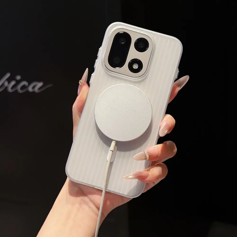 Фото Магнитный чехол для OnePlus 15 13T 12 Ace 6 5 Pro 3 2 Ace3Pro Turbo6, ударопрочный жесткий чехол из поликарбоната с металлическими кнопками и матовой поверхностью, приятной на ощупь №5