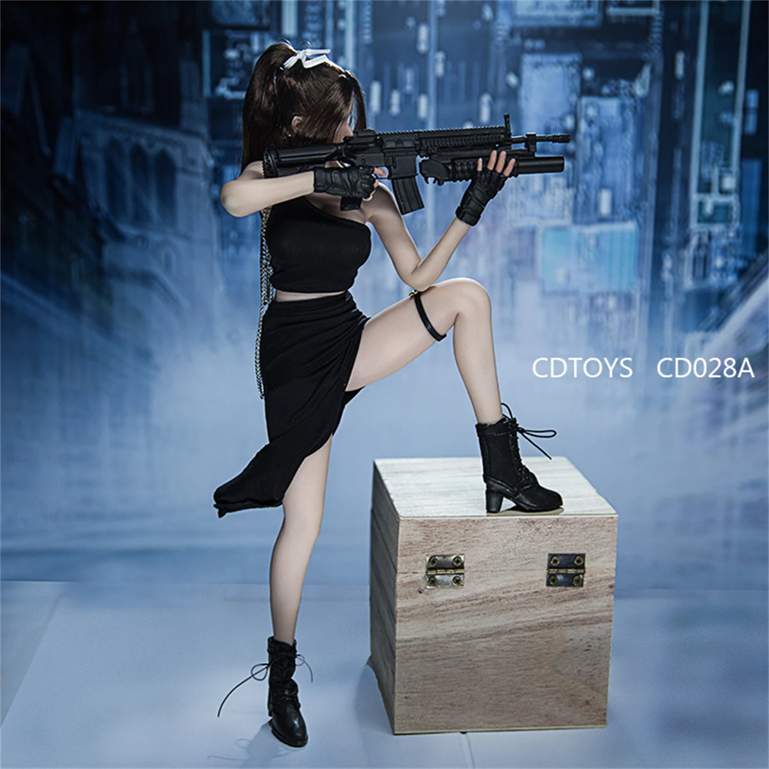 1/6 масштаб Cdtoys Cd028 женский костюм солдата облегающее платье топ-труба 12 дюймов
