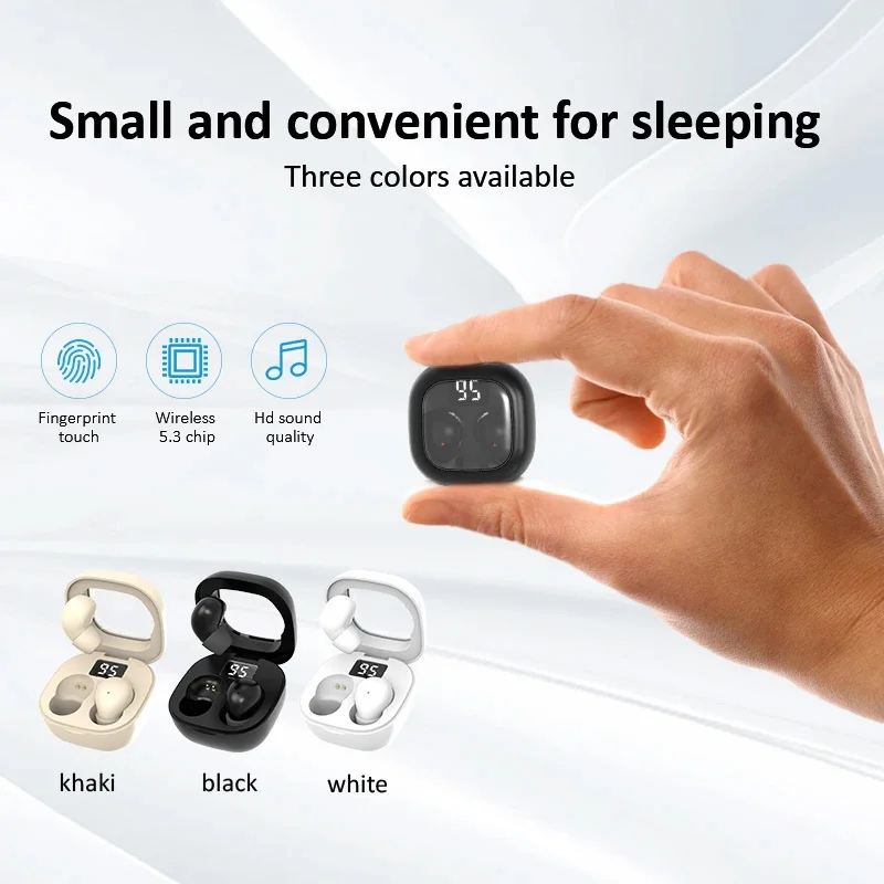 Xiaomi TWS Беспроводные Bluetooth-наушники-вкладыши Невидимые наушники для сна с микрофоном Наушники с шумоподавлением Hi-Fi музыкальная гарнитура (art.: 3920cc9bf2dfa) - 3920cc9bf2dfa