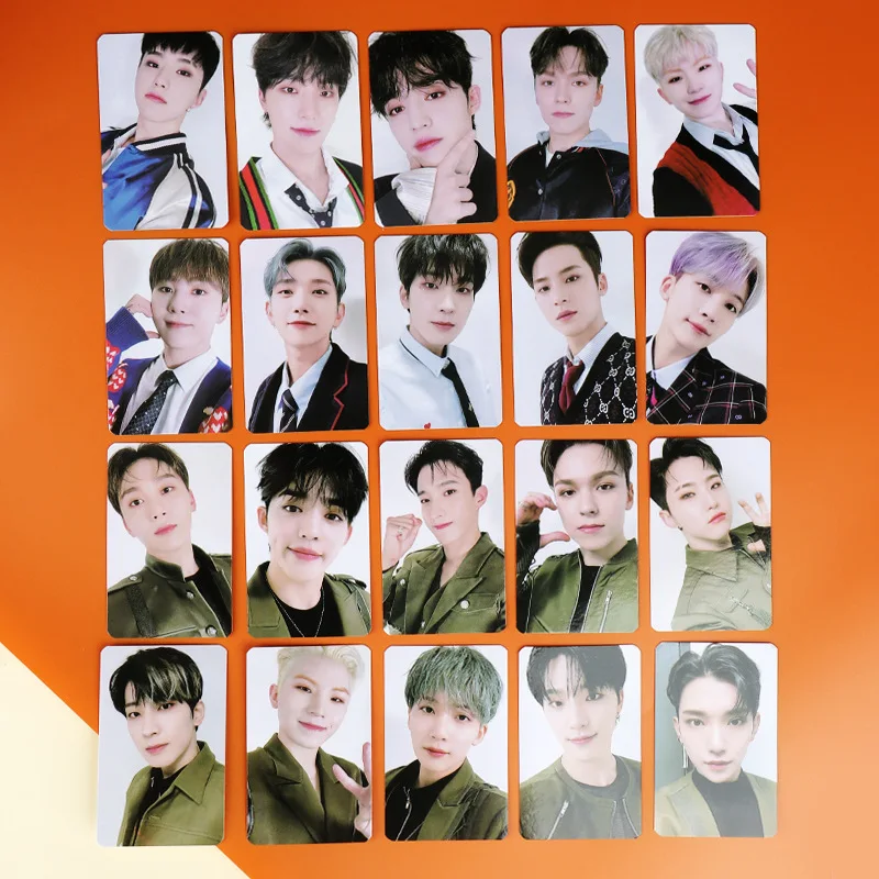

13 шт. KPOP семнадцать концертов сила любви фотокарты двусторонние ломо-карты JeongHan WonWoo сынкван Вернон коллекция фанатов
