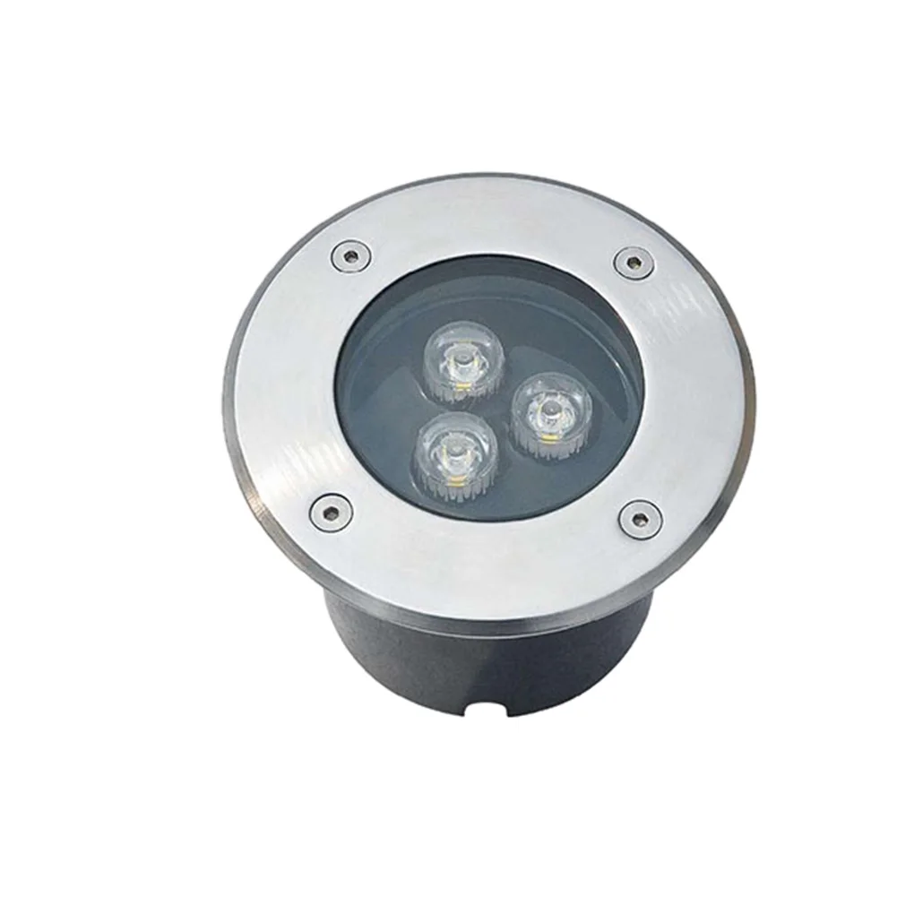 

Lawn Light Waterproof Diecast Tempered Glass Decorative Outdoor Round Ground Landscaping Lamp Lighting Tool Type