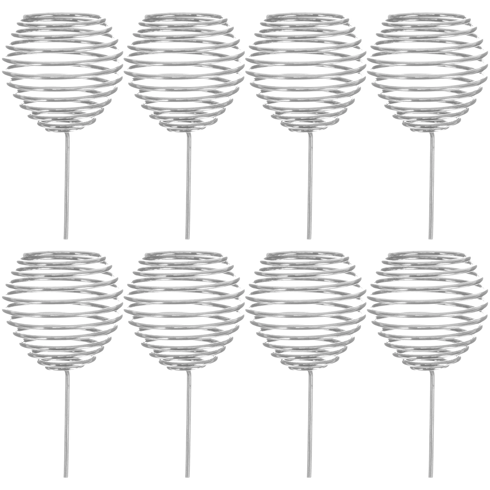 

10 Pcs Stainless Steel Container Pot Garden Net Cups Nursery Pots Jade Box