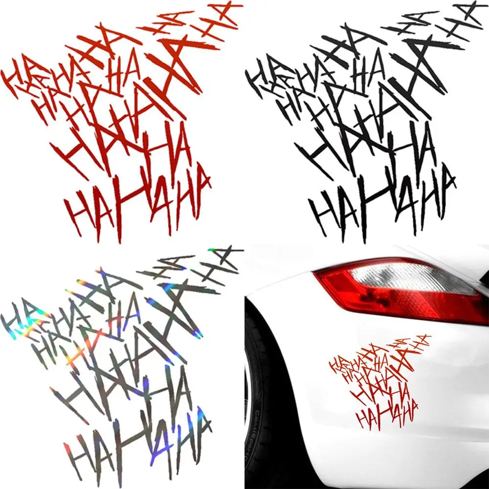 

Красивые аксессуары для двигателя, Автомобильные украшения, для грузовиков, ноутбуков, окна, бампера HAHAHA, мотоциклетный шлем, автомобильные...