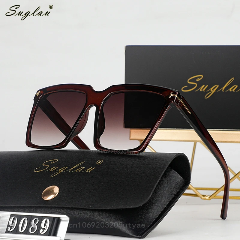 Квадратные интегрированные Персонализированные Солнцезащитные очки Модные