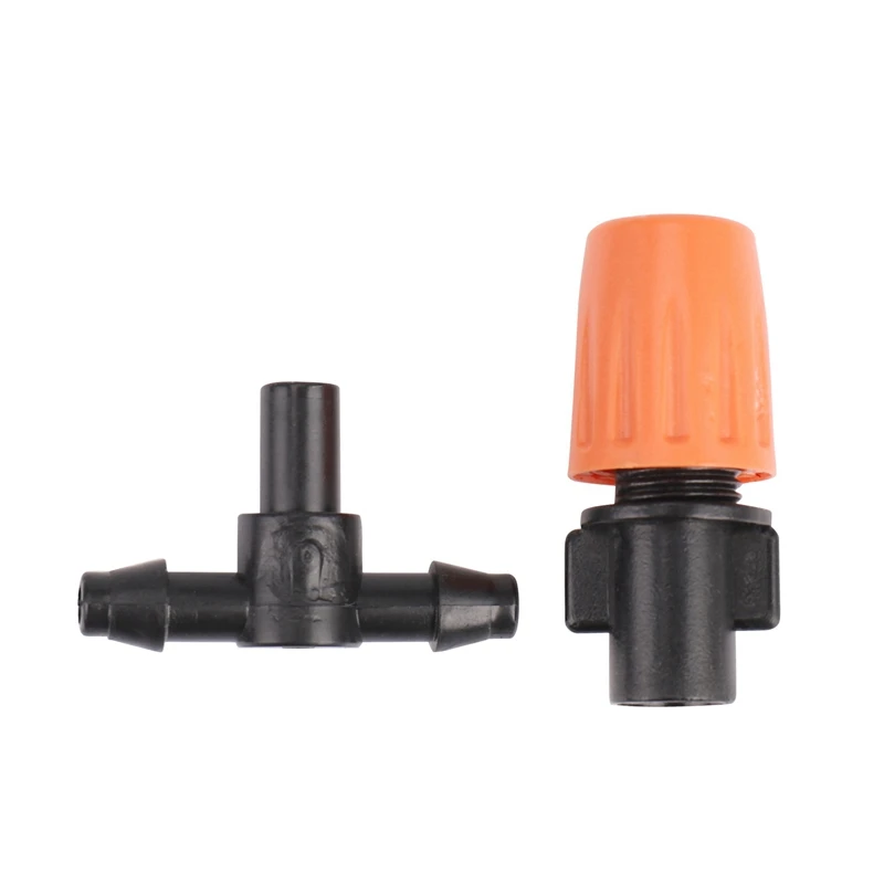 

HOT SALE 150Pcs Adjustable Garden Irrigation System Watering Sprayer Misting Nozzles Sprinkler Heads With Barbed Tee Connectors