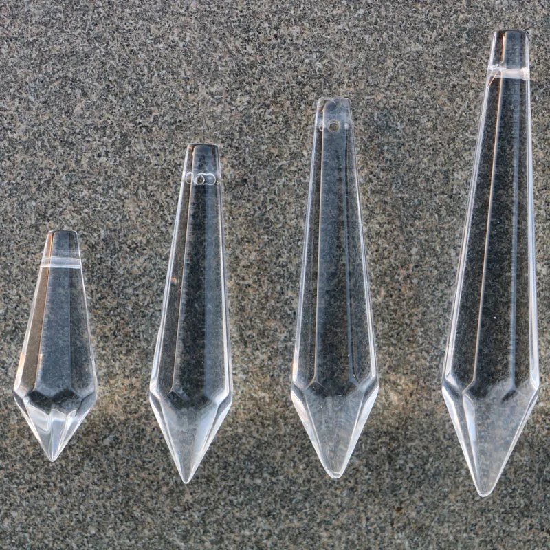 25 шт./компл. прозрачная люстра кристаллы лампа подвесные Подвески в виде сосулек