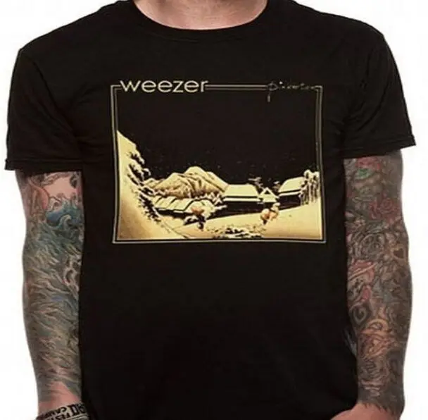 Мягкая футболка Weezer Pinkerton с обложкой альбома