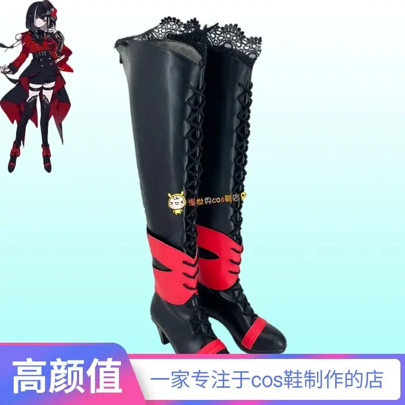 Фото A;3\v,7'd/Kyōgoku Masamune Touken Ranbu Online Shoes Boots Halloween Carnival Cosplay Props Custom Made;4'v,6\h/ №2
