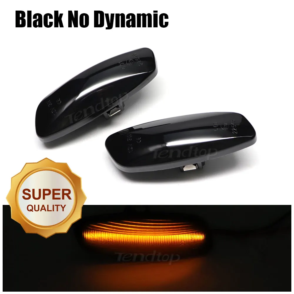 2PCS Amber Blinker LED Flashing Turn Signal Side Marker Lamp Car Light For Citroen C3 C4 C5 DS3 DS4 for Peugeot 207 308 3008