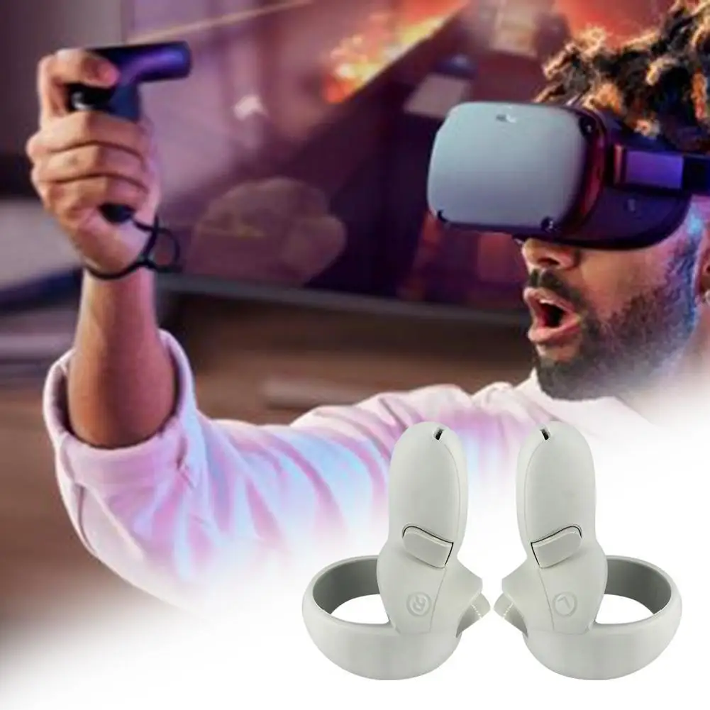 

Protective Sleeve VR Accessories Silicone Vr Controller Handle Grip Protection Cover For Ols Quest 2 Full For Quest2 New Coming
