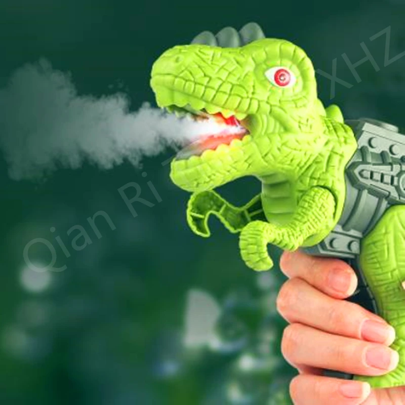 

Dinosaur Fire Spray Gun with LED Light Simulation Sound Effect Suitable for Girls and Children To Develop Intellectual Toy Gifts