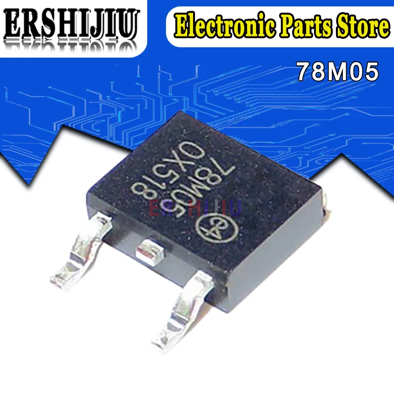 

10 шт./лот 78M05 TO252 MC78M05 LM78M05 0.5A + 5V TO-252 IC чипсет